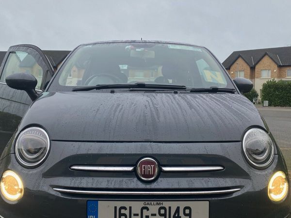 Fiat 500 Hatchback, Petrol, 2016, Grey