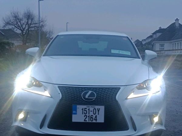 Lexus IS Saloon, Petrol Hybrid, 2015, White