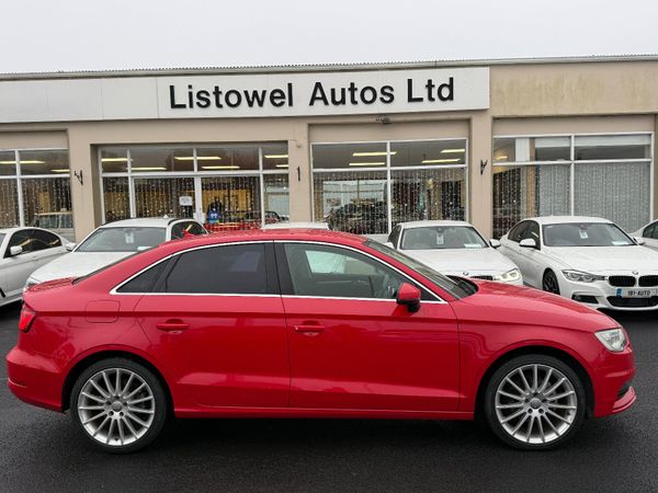 Audi A3 Saloon, Petrol, 2016, Red