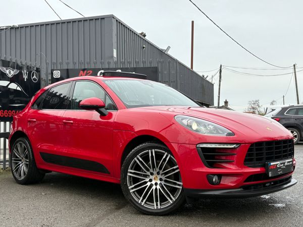 Porsche Macan SUV, Diesel, 2017, Red