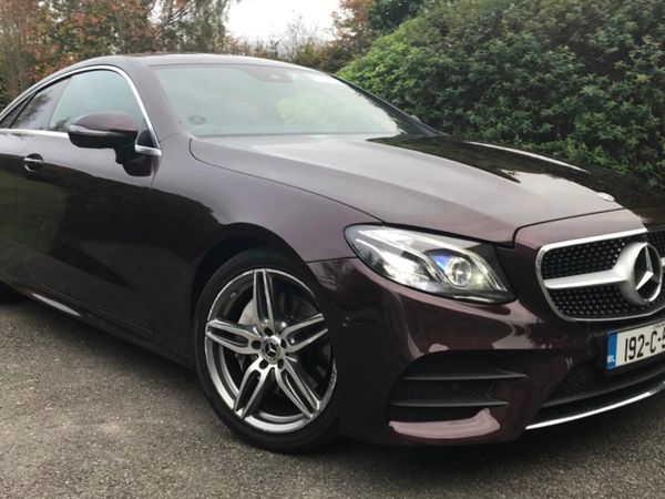 Mercedes-Benz E-Class Coupe, Diesel, 2019, Red