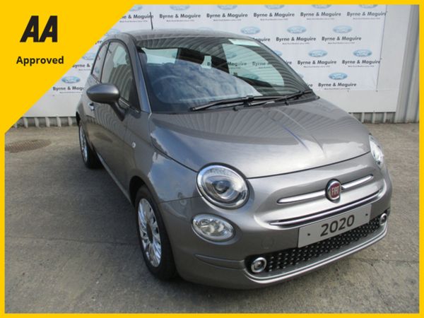 Fiat 500 Hatchback, Petrol, 2020, Grey