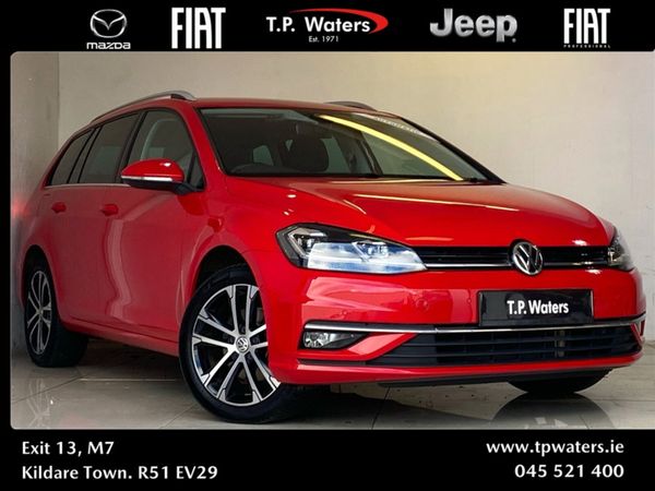 Volkswagen Golf Estate, Petrol, 2020, Red