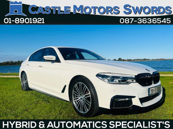 BMW 5-Series Saloon, Petrol Plug-in Hybrid, 2020, White