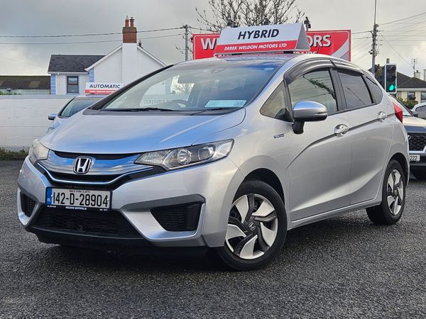 Honda Fit Hatchback, Petrol Hybrid, 2014, Silver