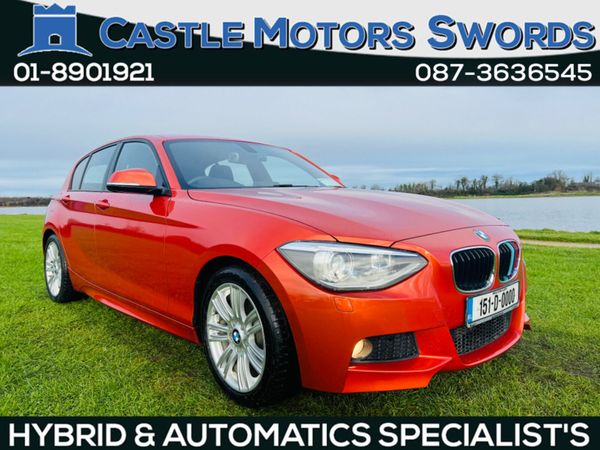 BMW 1-Series Hatchback, Petrol, 2015, Orange