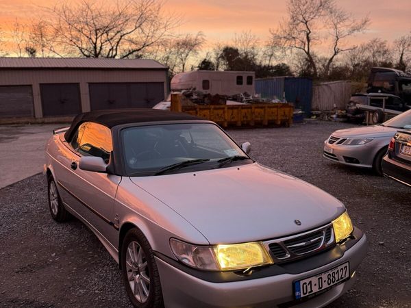 Saab 9-3 Convertible, Petrol, 2001, Silver