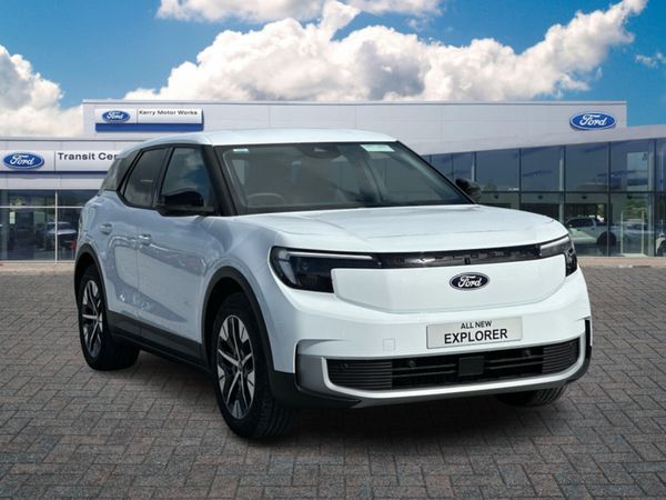 Ford Explorer SUV, Electric, 2026, White