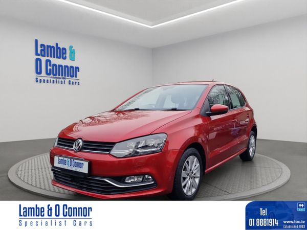 Volkswagen Polo Hatchback, Petrol, 2016, Red