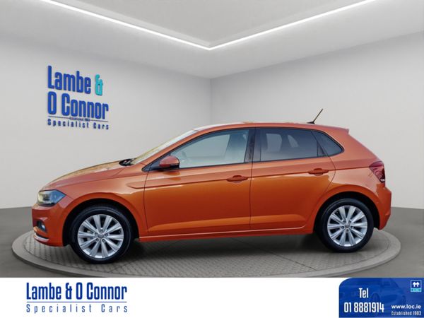 Volkswagen Polo Hatchback, Petrol, 2018, Orange
