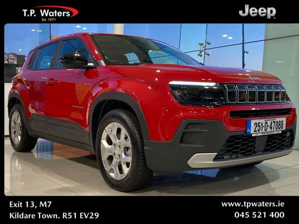 Jeep Avenger SUV, Electric, 2025, Red