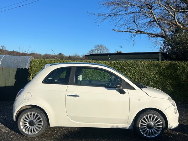Fiat 500 Hatchback, Petrol, 2010, White