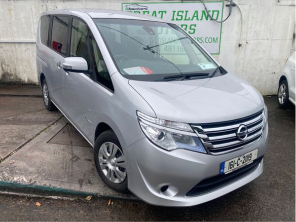 Nissan Serena MPV, Petrol Hybrid, 2016, Silver