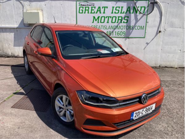 Volkswagen Polo Hatchback, Petrol, 2020, Orange
