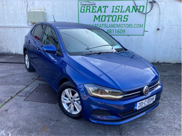 Volkswagen Polo Hatchback, Petrol, 2020, Blue
