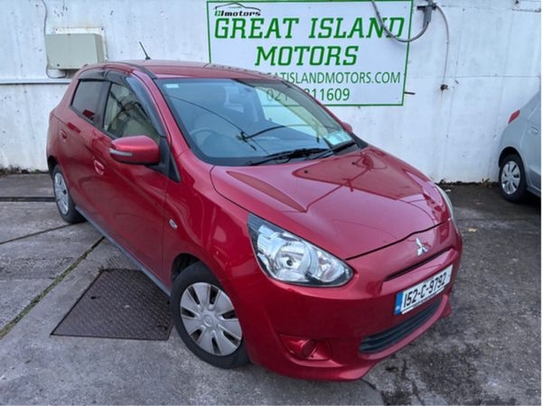 Mitsubishi Mirage Hatchback, Petrol, 2015, Red