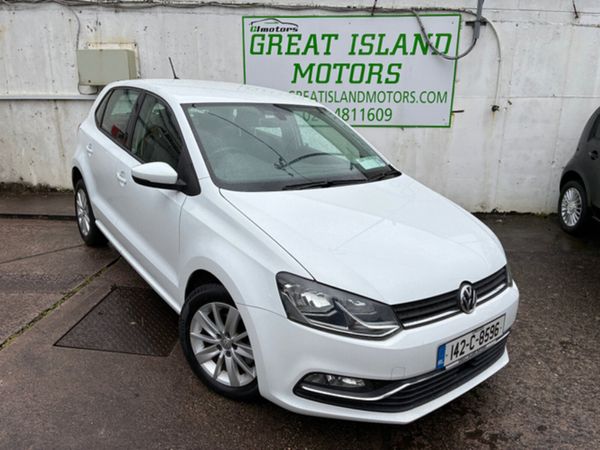 Volkswagen Polo Hatchback, Petrol, 2014, White