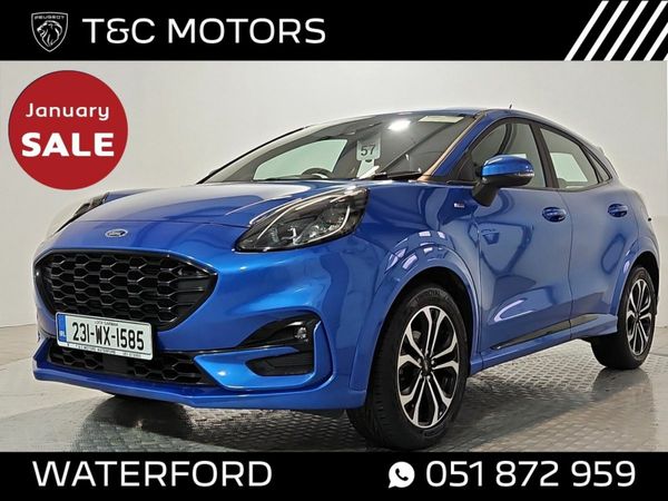 Ford Puma SUV, Petrol Hybrid, 2023, Blue