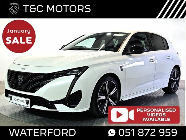 Peugeot 308 Hatchback, Petrol Plug-in Hybrid, 2023, White