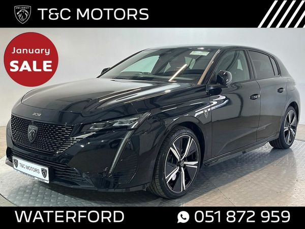 Peugeot 308 Hatchback, Petrol Plug-in Hybrid, 2023, Black