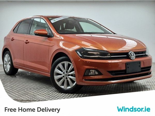 Volkswagen Polo Hatchback, Petrol, 2019, Orange