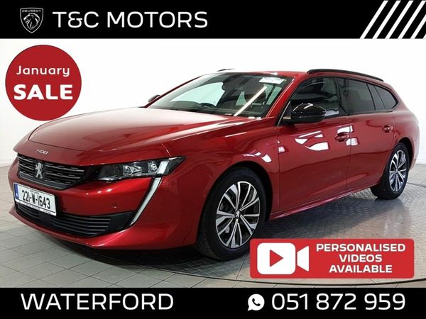 Peugeot 508 Estate, Diesel, 2022, Red