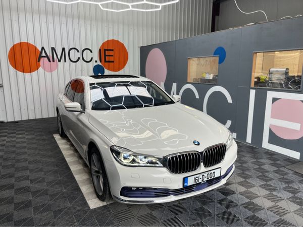 BMW 7-Series Saloon, Petrol Plug-in Hybrid, 2016, White