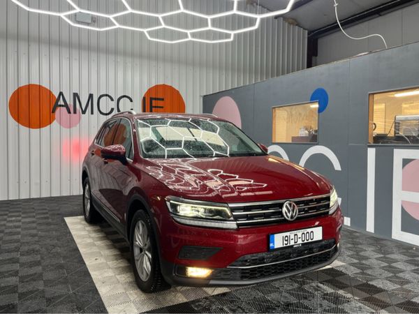 Volkswagen Tiguan SUV, Diesel, 2019, Red