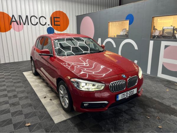 BMW 1-Series Hatchback, Diesel, 2017, Red