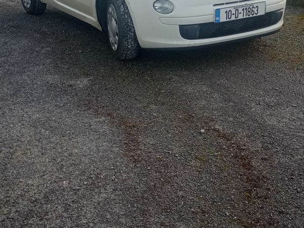 Fiat 500 Hatchback, Petrol, 2010, White