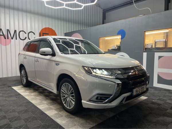 Mitsubishi Outlander SUV, Petrol Plug-in Hybrid, 2019, White