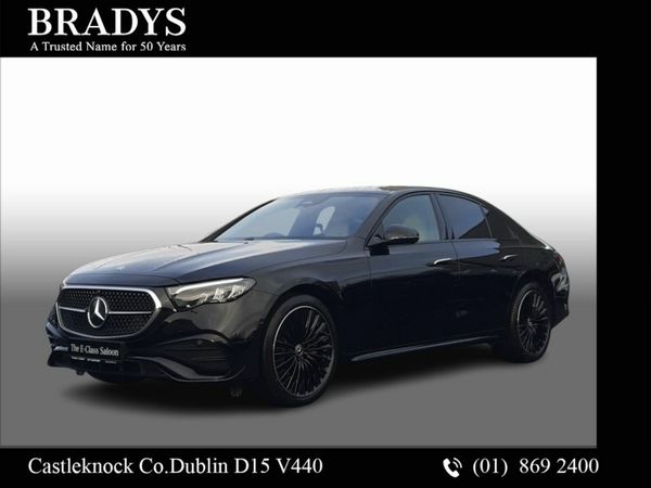 Mercedes-Benz E-Class Saloon, Petrol Plug-in Hybrid, 2026, Black