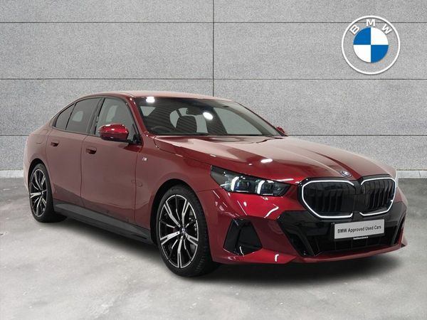 BMW 5-Series Saloon, Petrol Plug-in Hybrid, 2025, Red