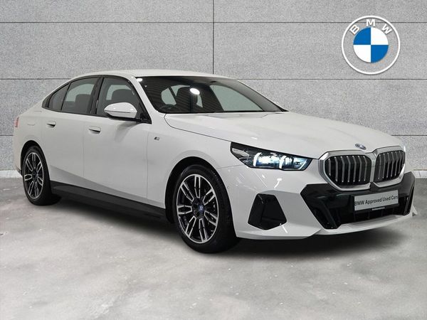 BMW 5-Series Saloon, Petrol Plug-in Hybrid, 2024, White