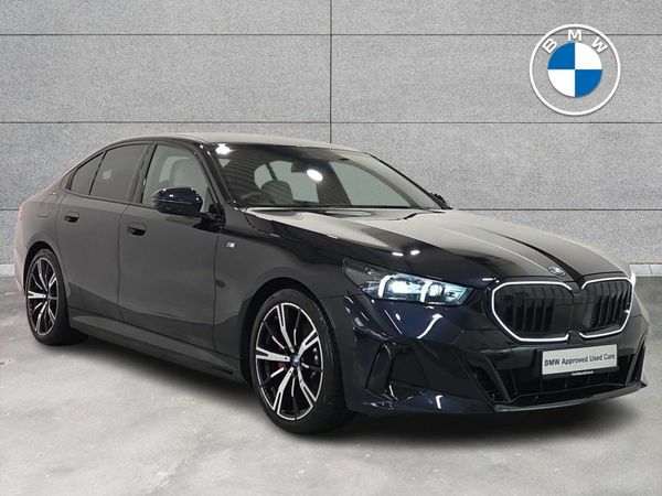 BMW 5-Series Saloon, Petrol Plug-in Hybrid, 2025, Black