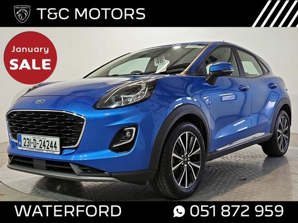 Ford Puma SUV, Petrol Hybrid, 2023, Blue