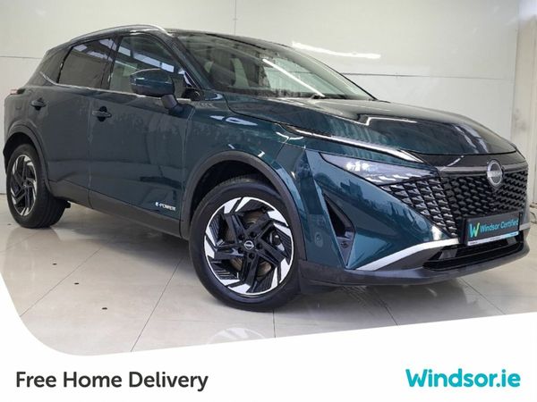Nissan Qashqai SUV, Petrol Hybrid, 2025, Green