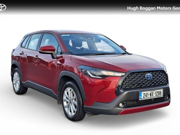 Toyota Corolla Cross SUV, Petrol Hybrid, 2024, Red