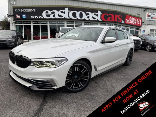 BMW 5-Series Saloon, Diesel, 2018, White