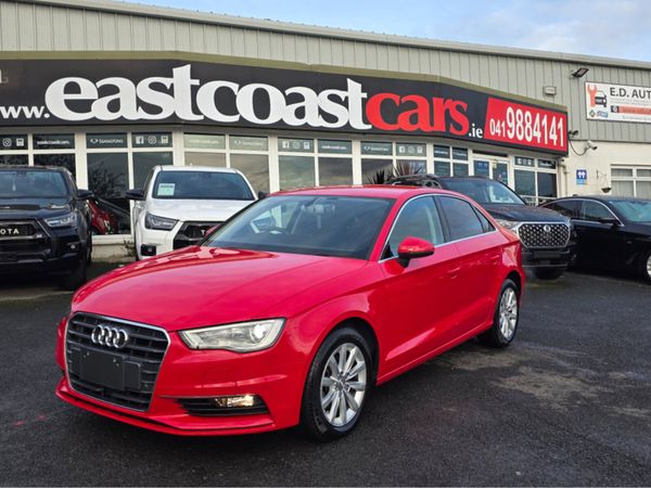 Audi A3 Saloon, Petrol, 2014, Red