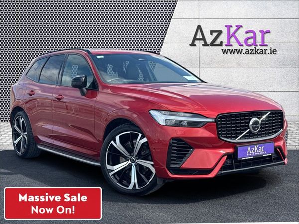 Volvo XC60 SUV, Petrol Plug-in Hybrid, 2022, Red