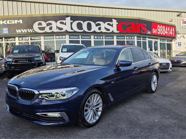 BMW 5-Series Saloon, Diesel, 2017, Blue