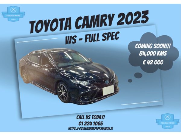 Toyota Camry Saloon, Petrol Hybrid, 2023, Black