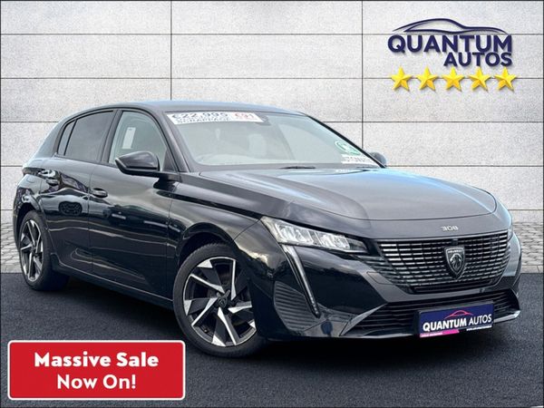 Peugeot 308 Hatchback, Petrol, 2022, Black