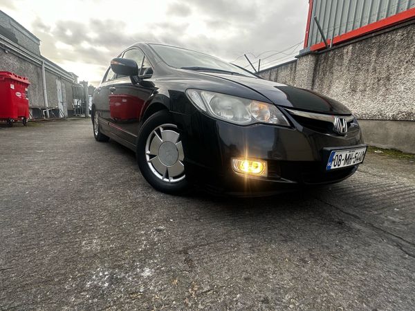 Honda Civic Saloon, Petrol Hybrid, 2008, Black