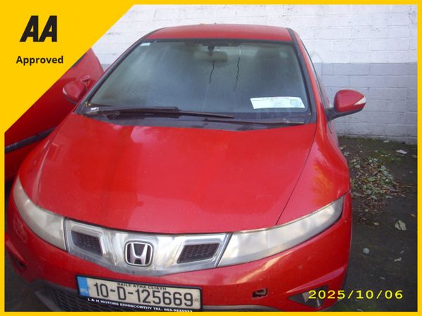 Honda Civic Hatchback, Diesel, 2010, Red