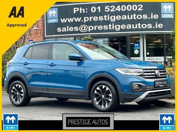 Volkswagen T-Cross SUV, Petrol, 2020, Blue