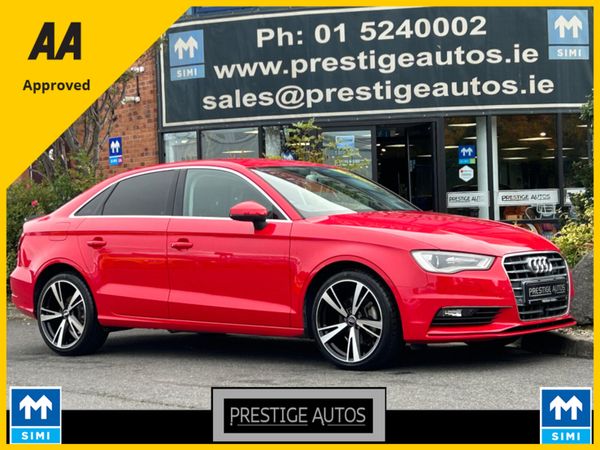 Audi A3 Saloon, Petrol, 2015, Red