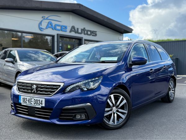 Peugeot 308 Estate, Diesel, 2018, Blue