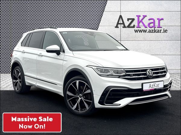 Volkswagen Tiguan SUV, Petrol Hybrid, 2023, White